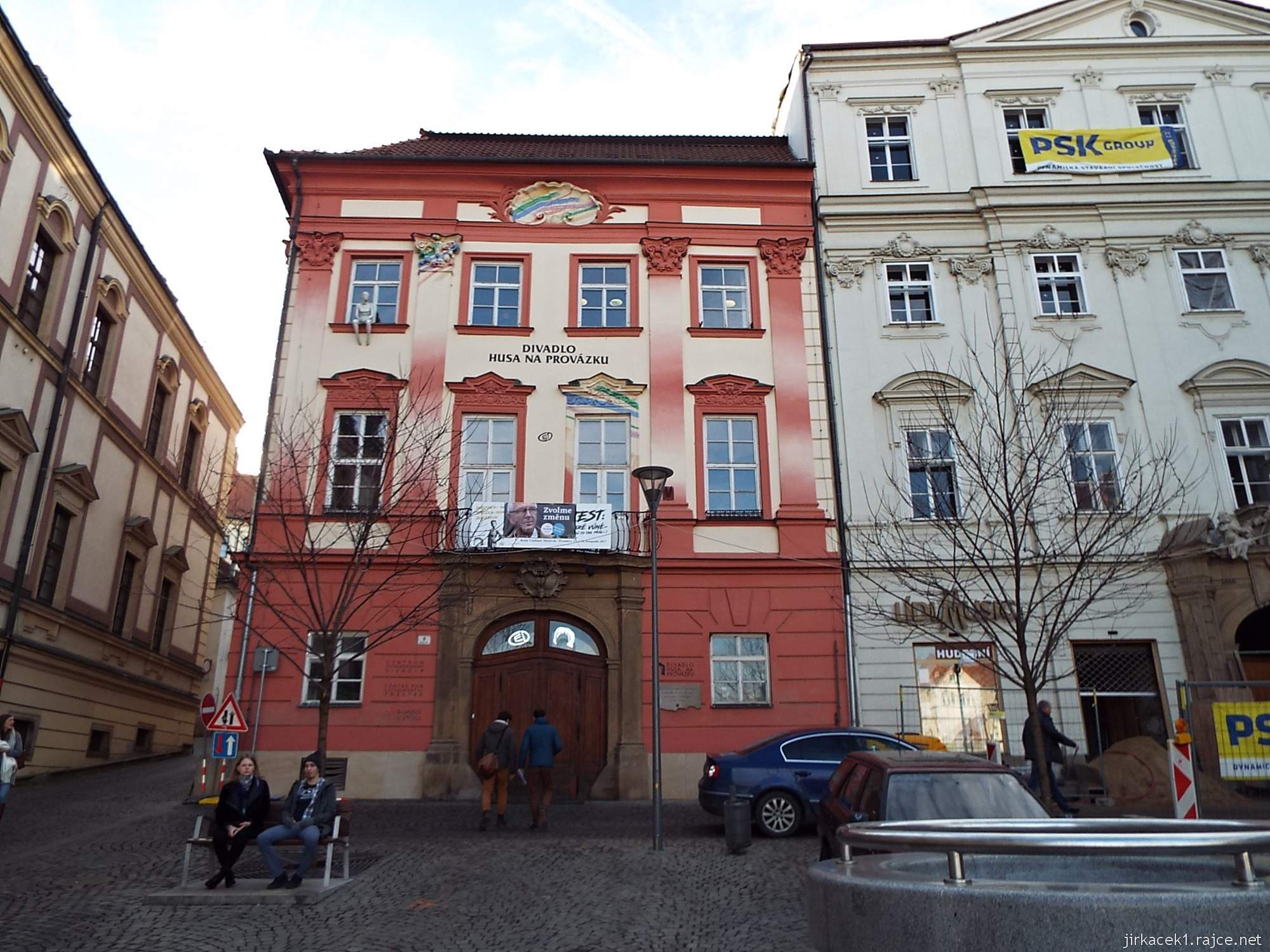 Brno - Zelný trh - divadlo Husa na provázku aneb palác Hausperských z Fanalu