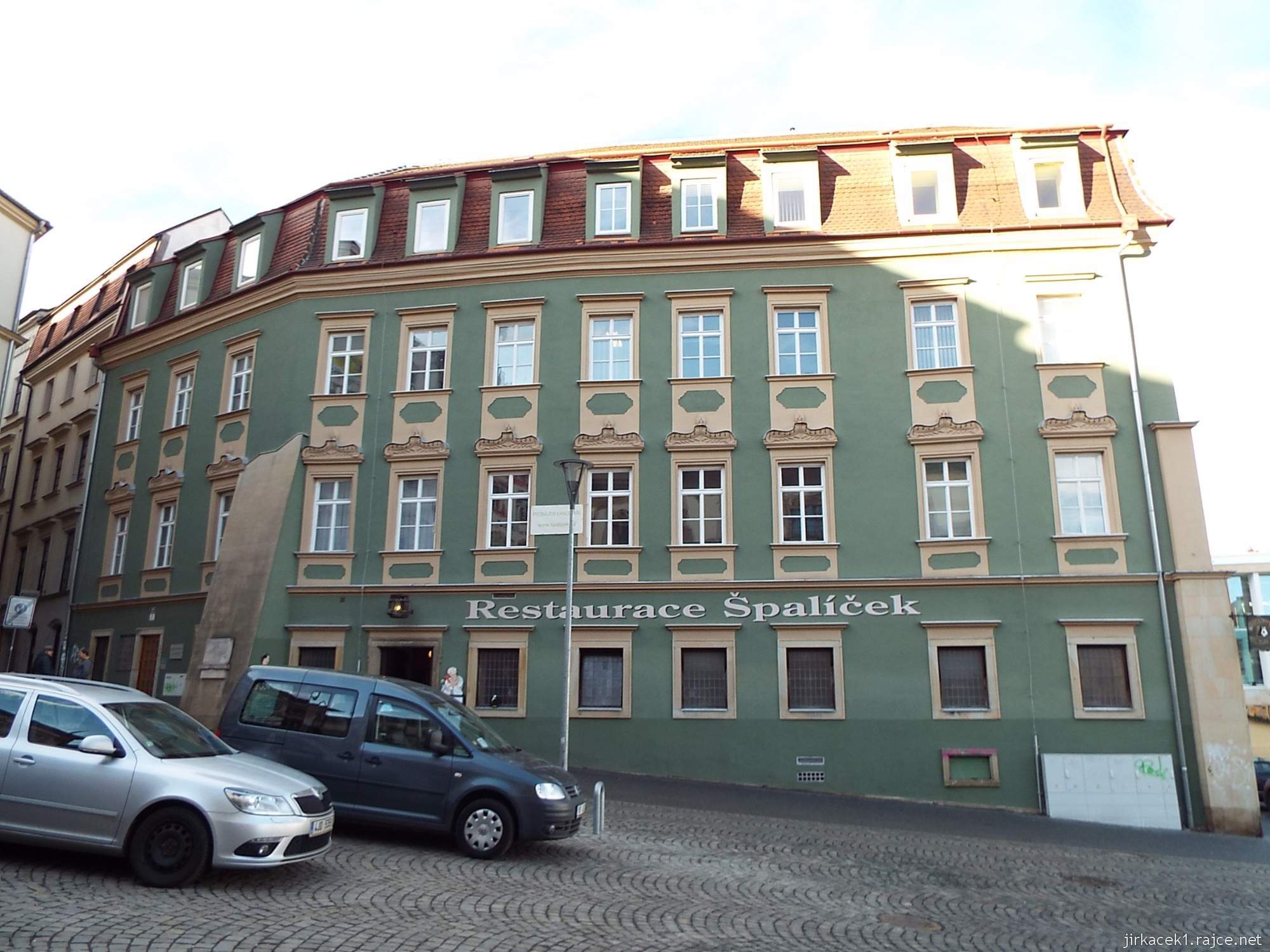 Zelný trh - blok gotických a renesančních domů zvaný Malý Špalíček