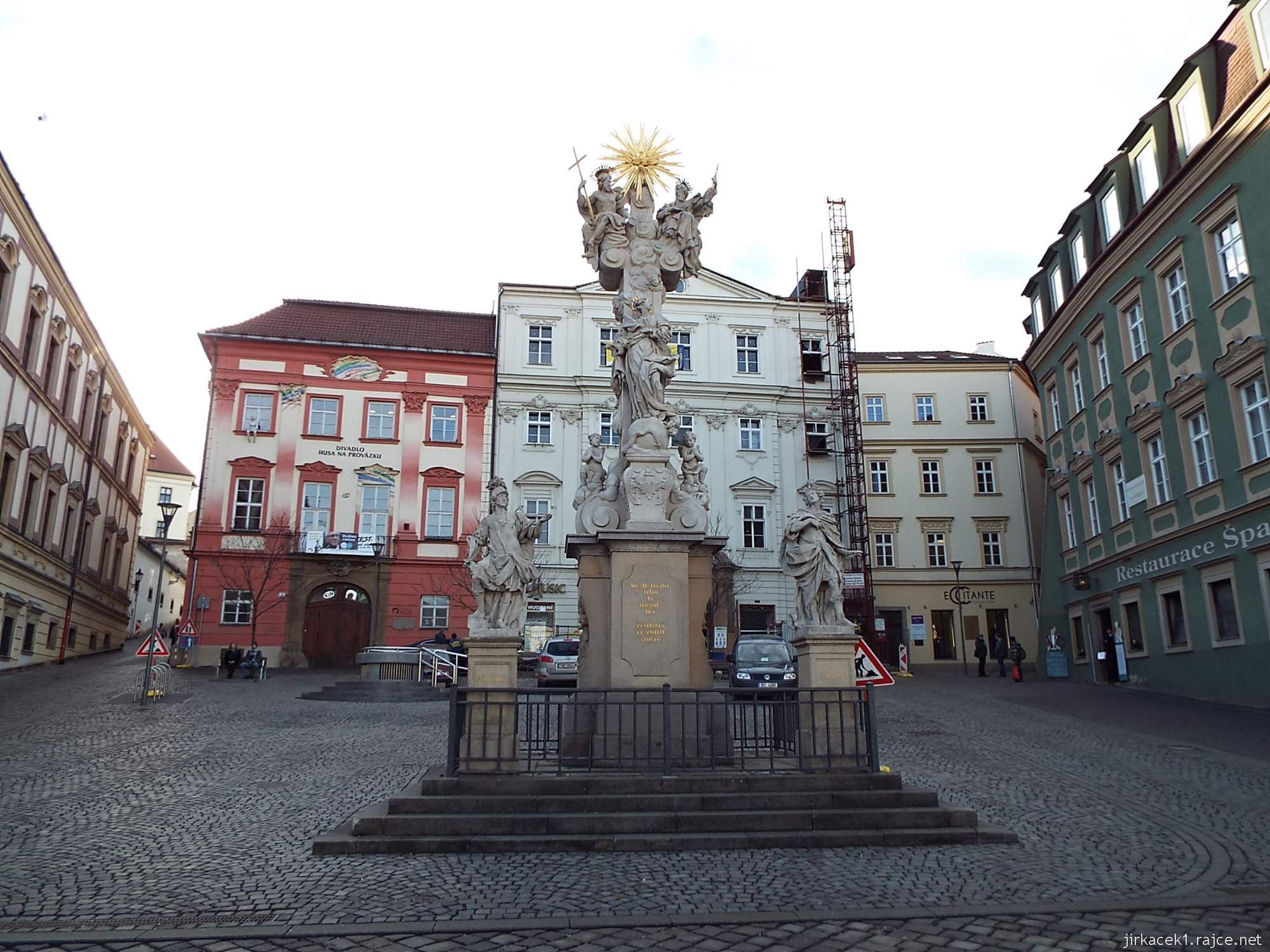 Brno - Zelný trh - sloup Nejsvětější Trojice