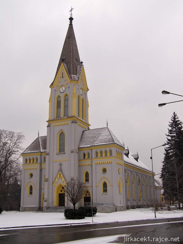 Třinec - evangelický kostel - celkový pohled