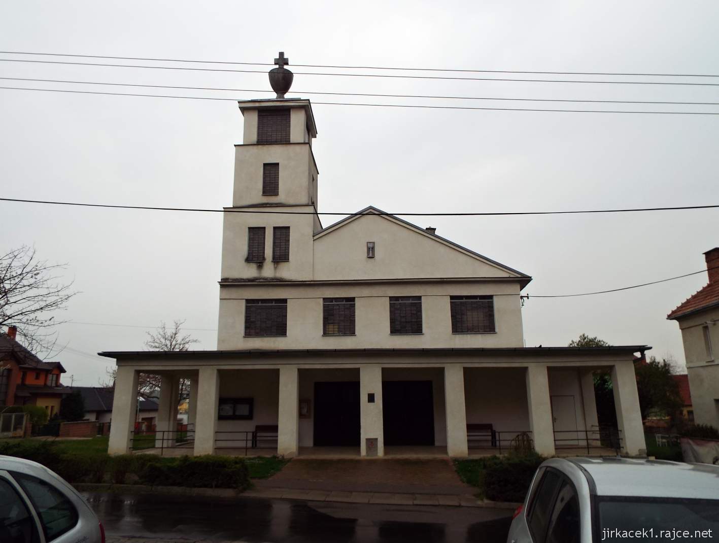 Kyjov - kostel církve československé husitské - čelní pohled