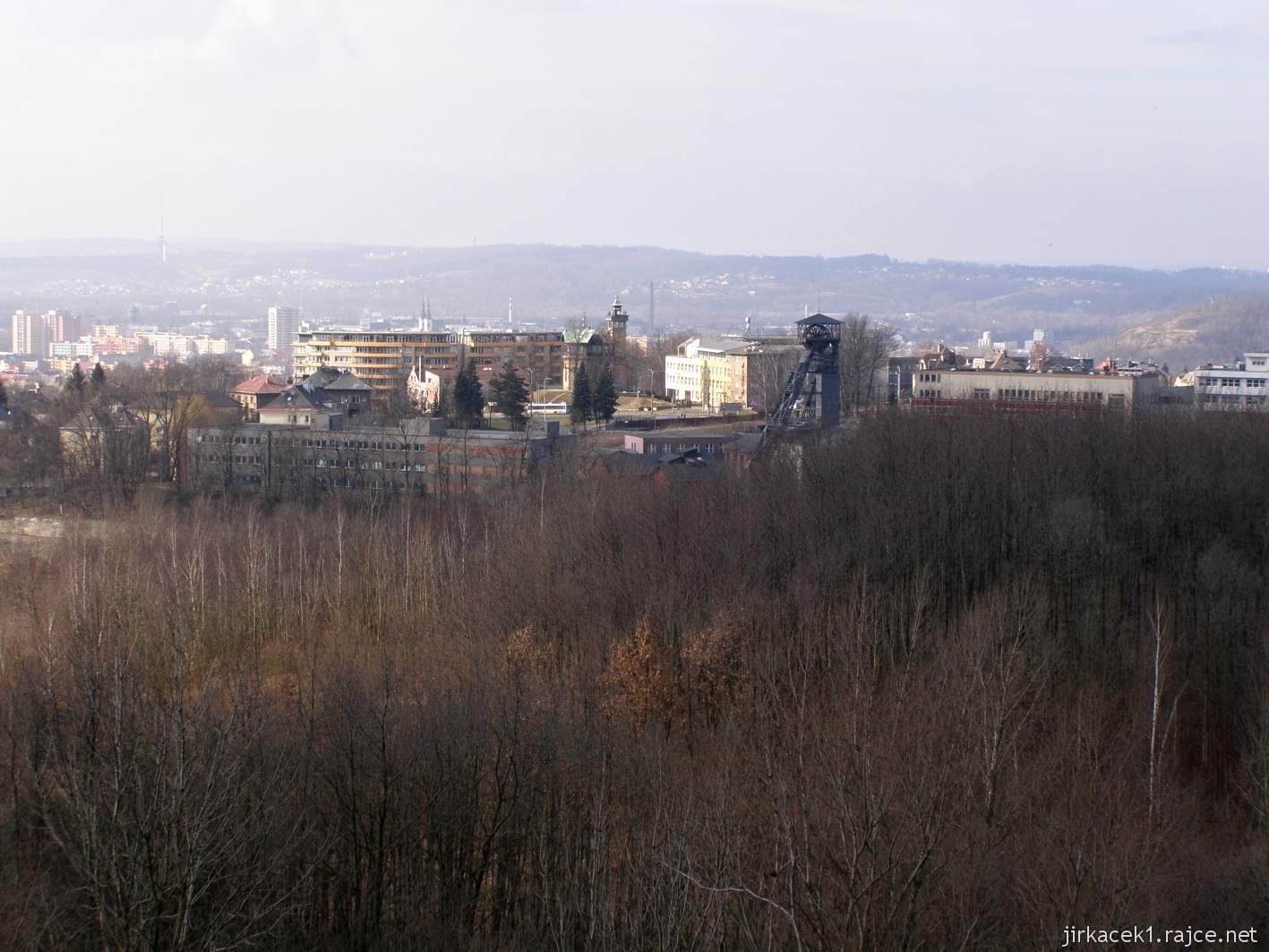 Ostrava - Halda Ema 16 - pohled z vrcholu na Ostravu