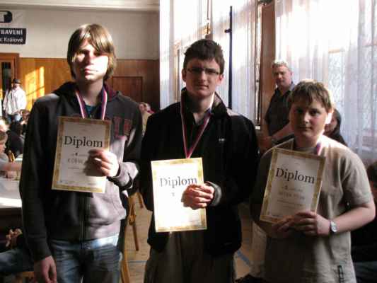 KP mládeže v rapid šachu (Český Brod, 17. 4. 2010) - Nejlepší v H14
Robin Hrdina první
Já Patrik Pýcha druhý