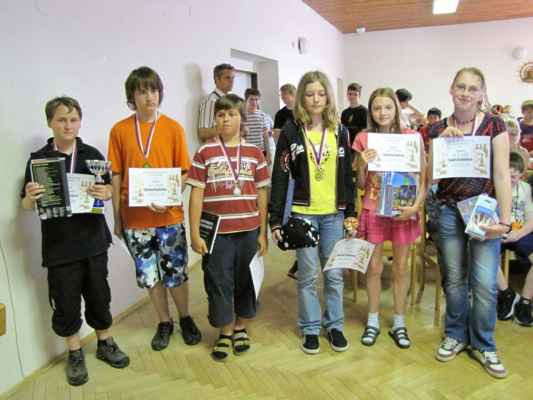 Krajský přebor mládeže (Sedlčany, 26. - 27. 6. 2010) - Vítězi kategorie HD14
Já Patrik Pýcha na 1. místě (H14)