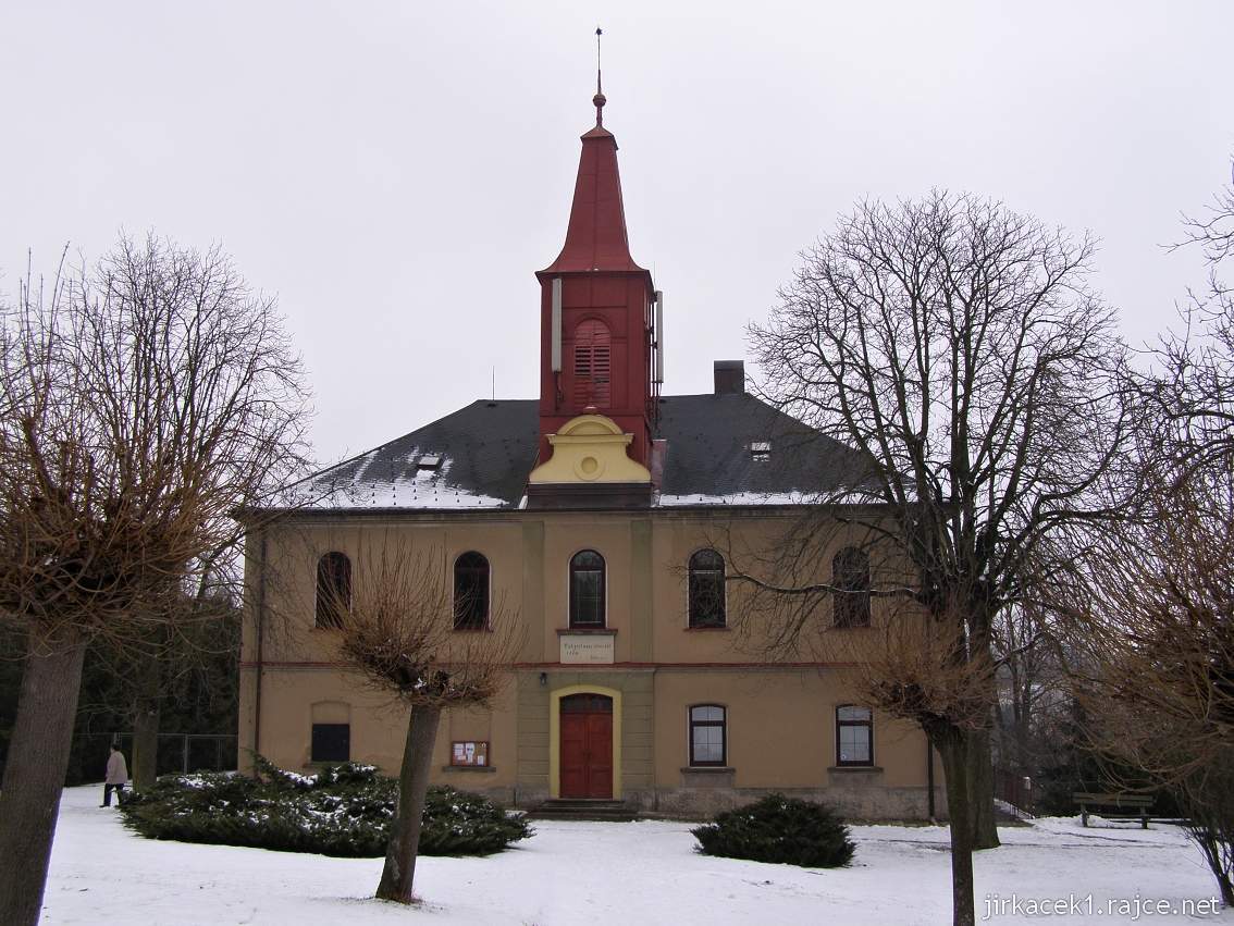 Choceň - kostel Českobratrské církve evangelické - čelní pohled