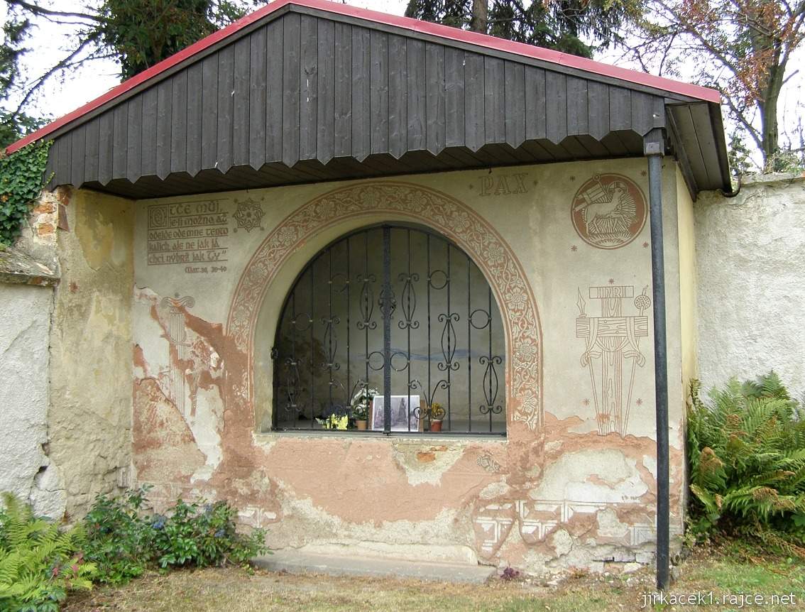 Pustiměř - Kostel svatého Benedikta 13 - Getsemanská zahrada