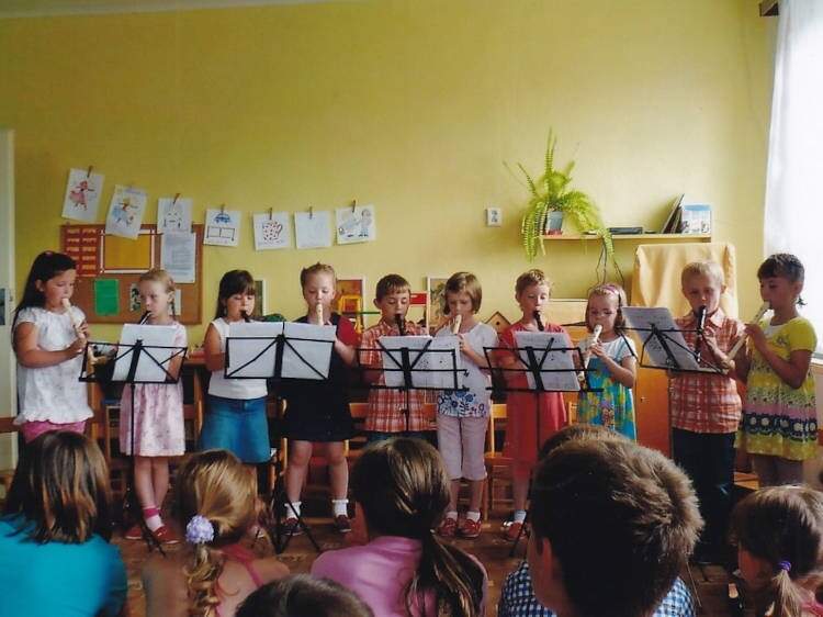 Koncert flétnového kroužku v MŠ