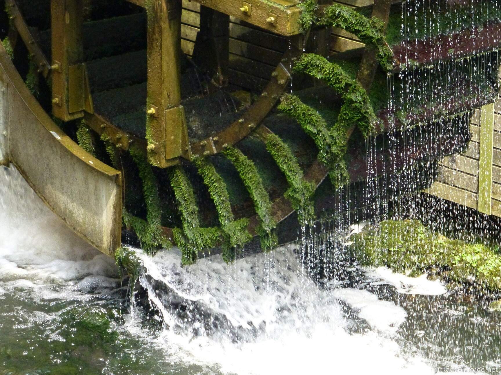 Kouřim - mlýnské kolo - ilustrační foto