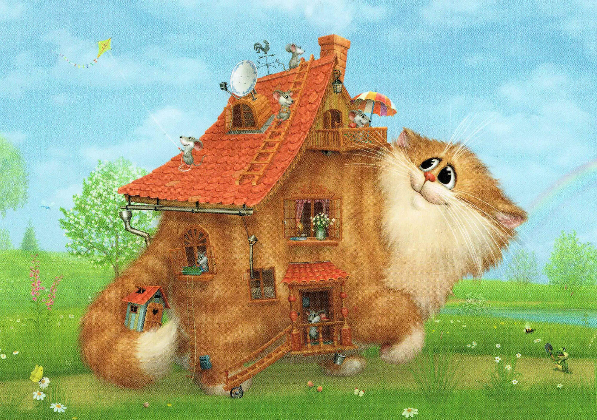 Дом счастливых кошек