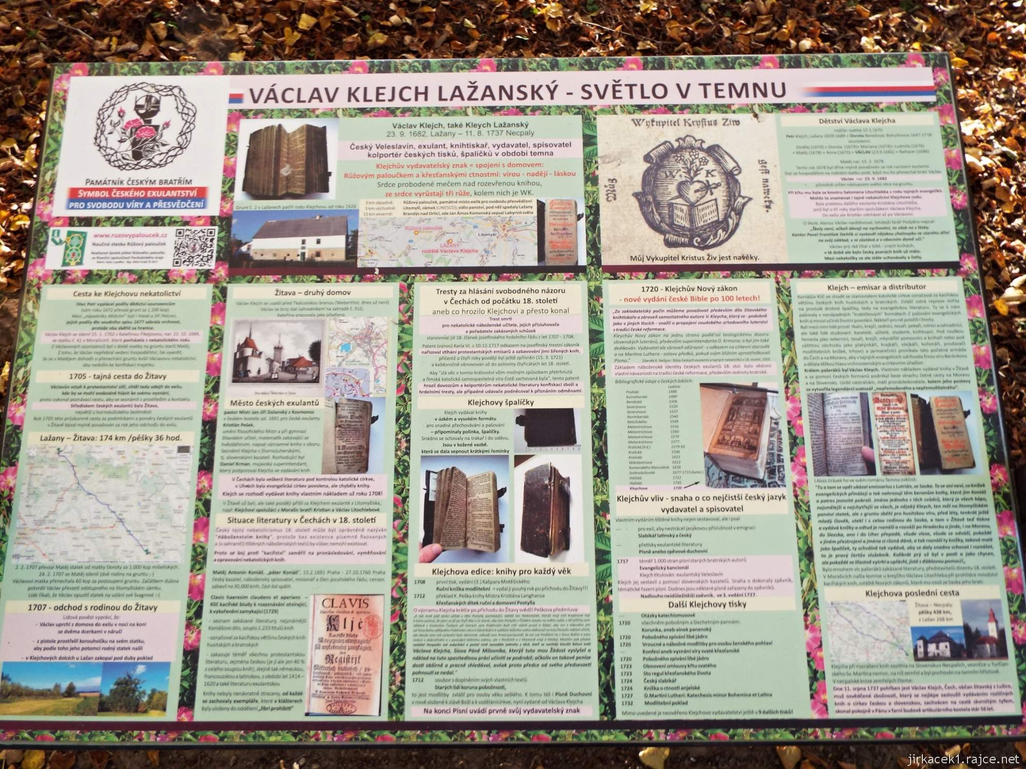 Růžový palouček u Litomyšle - desátý informační panel