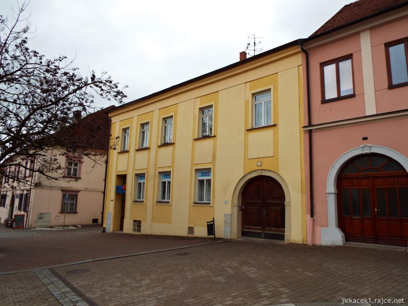 Slavkov u Brna - Palackého náměstí - bývalý hostinec U černého orla