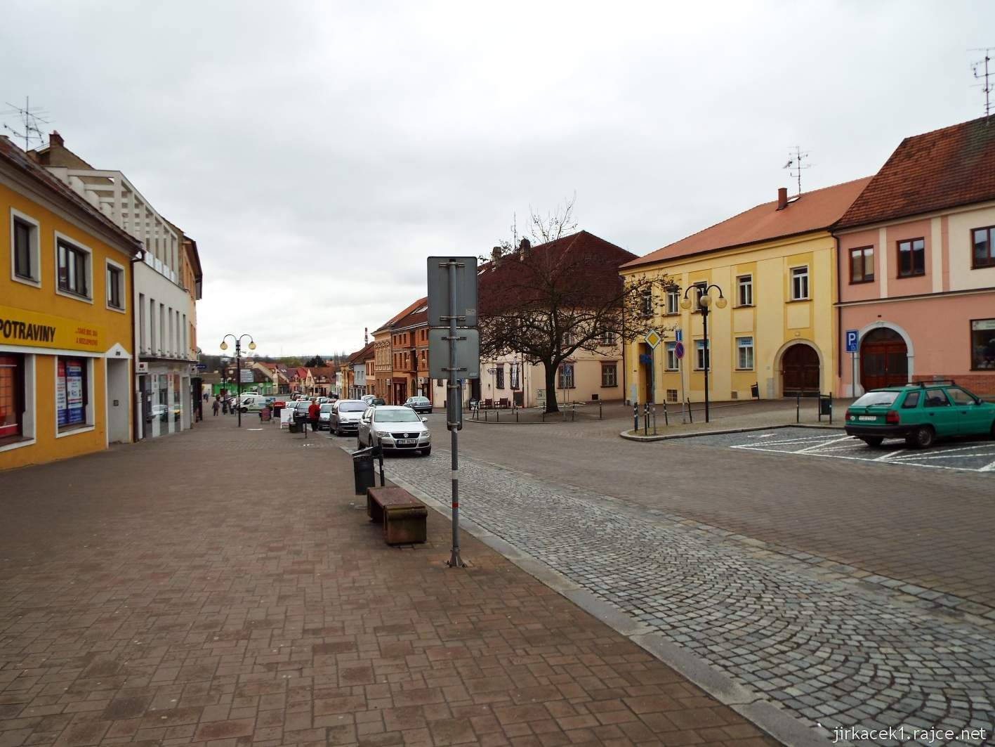 Slavkov u Brna - Palackého náměstí - celkový pohled