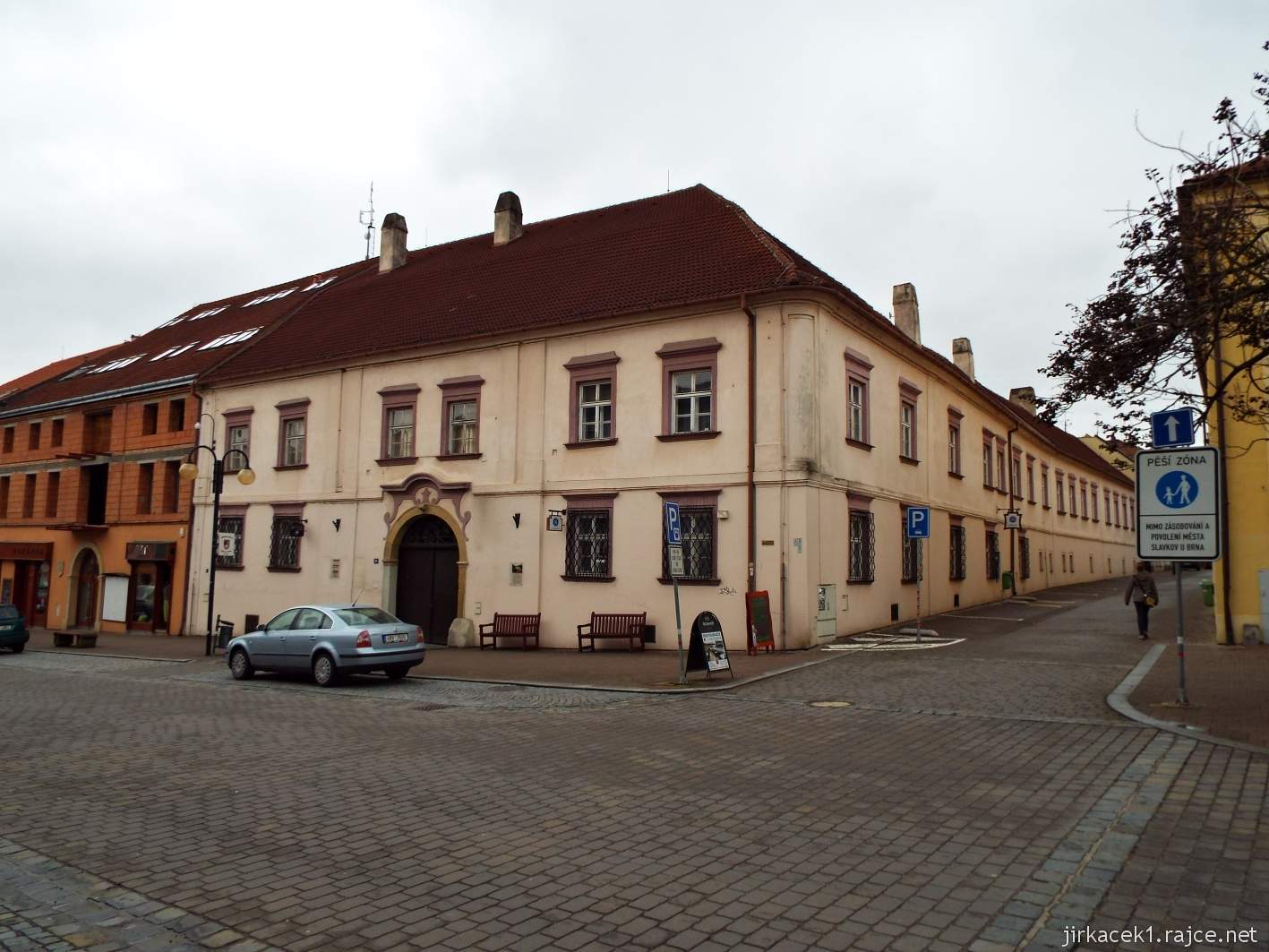 Slavkov u Brna - Palackého náměstí - Panský dům v němž býval původní pivovar