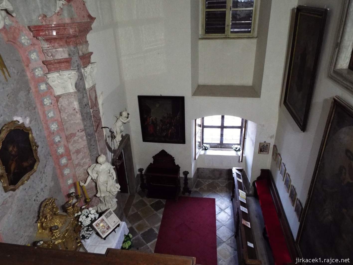 zámek Milotice 59 - interiéry - Kaple Panny Marie a sv. Jana Nepomuckého