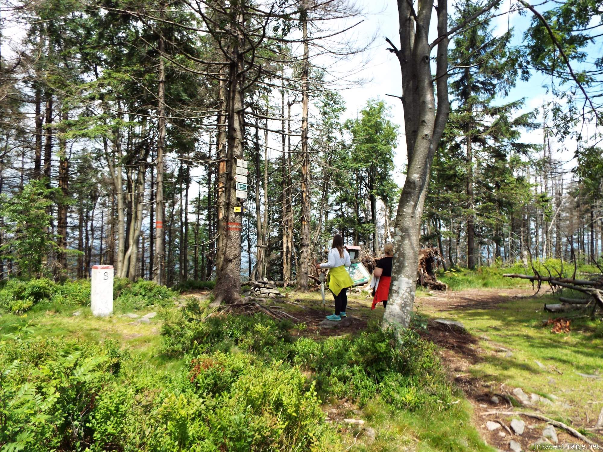 I túra po hřebeni 165 - Velký Polom - konečně na vrcholu
