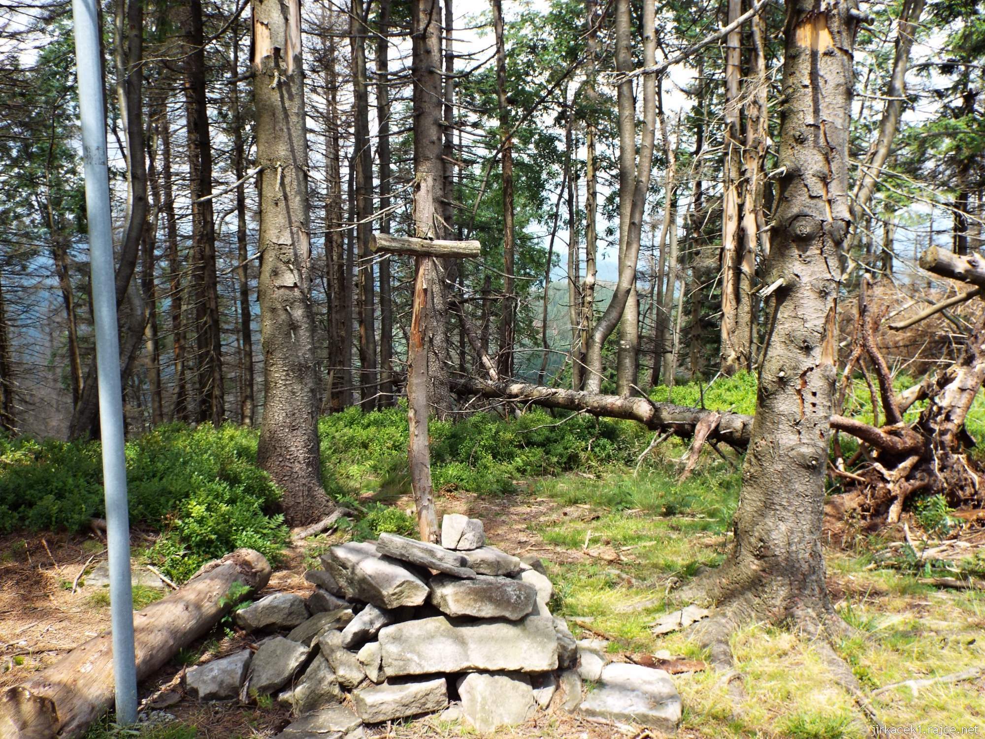 I túra po hřebeni 167 - Velký Polom - kříž