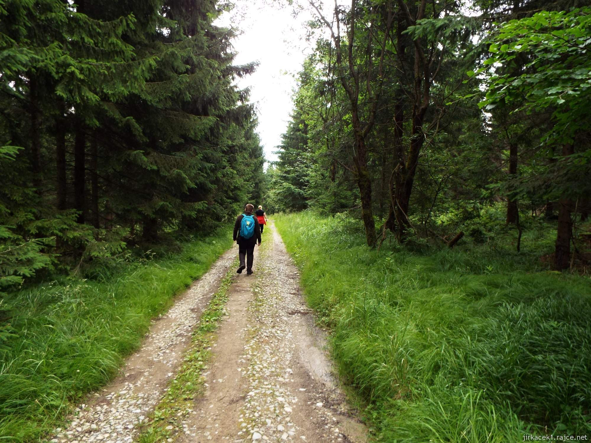 I túra po hřebeni 198 - z Velkého Polomu na Kamennou chatu - skoro rovinka nedaleko chaty
