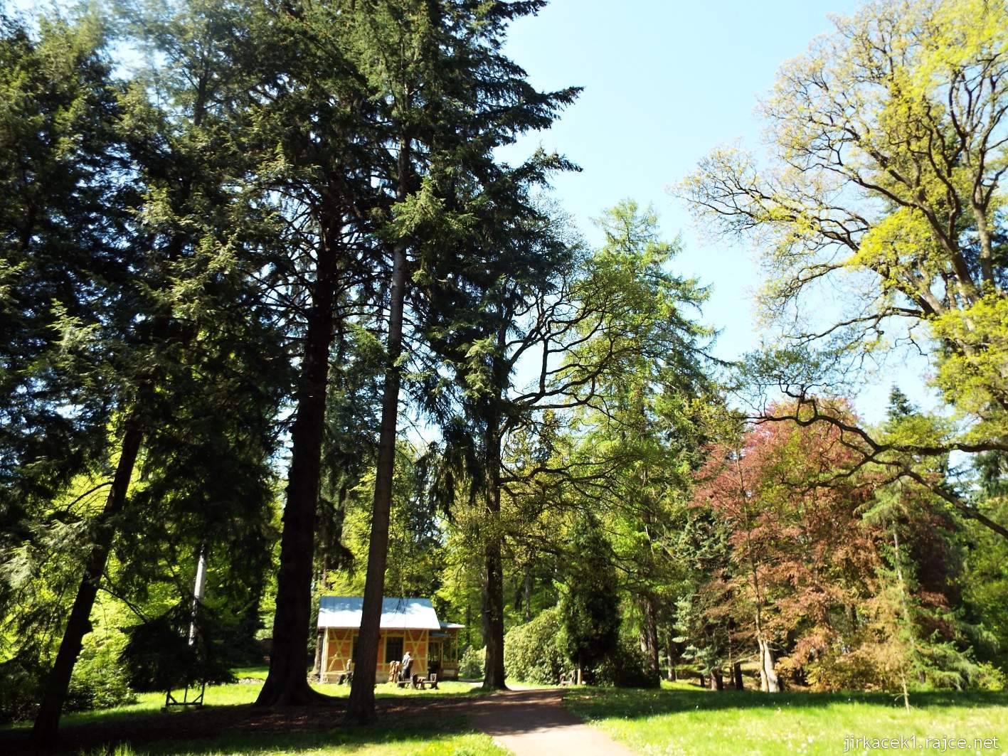 Hruboskalsko 20 - Arboretum Bukovina - stromy a informační centrum