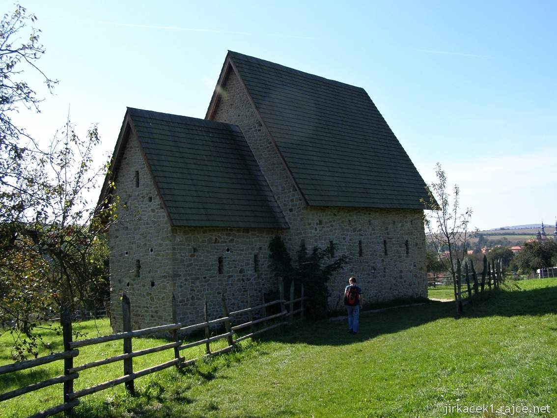 Modrá - archeoskanzen