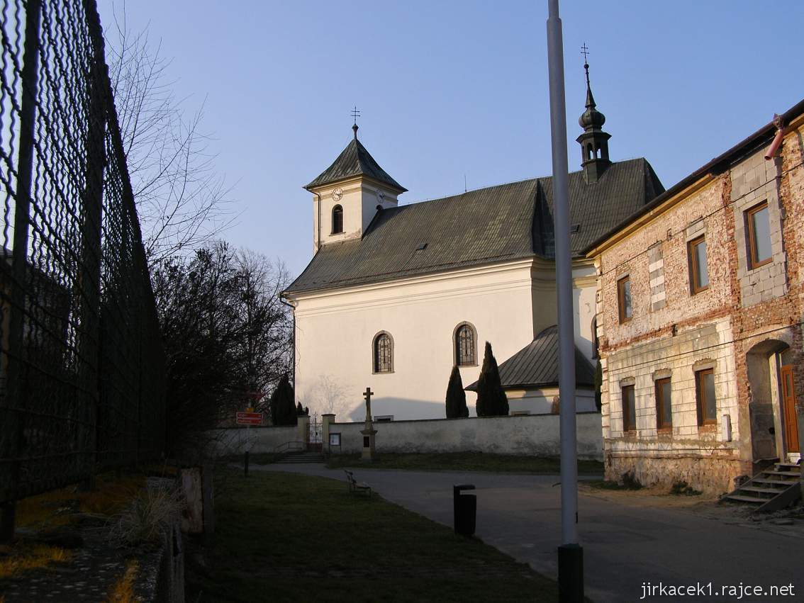Horka nad Moravou - kostel sv. Mikuláše - celkový pohled