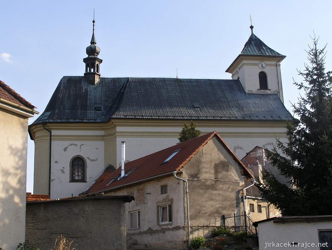 Horka nad Moravou - kostel sv. Mikuláše - celkový pohled