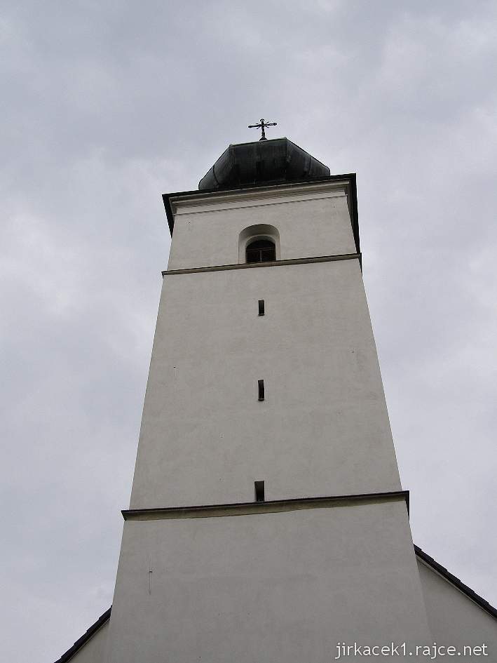 Nový Jičín - kostel sv. Mikuláše v Žilině - věž