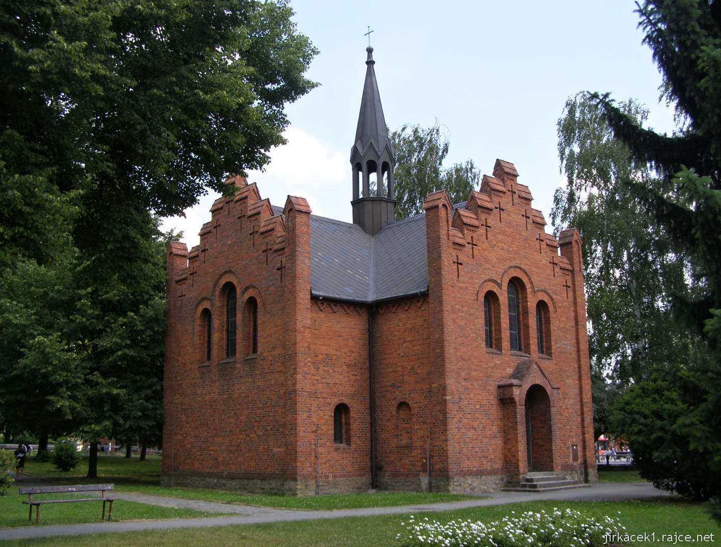 Hlučín - Evangelický kostel - celkový pohled