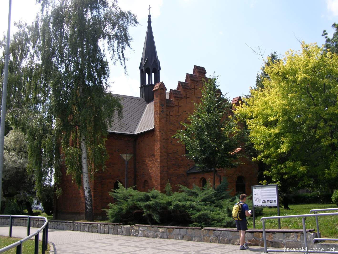 Hlučín - Evangelický kostel - celkový pohled